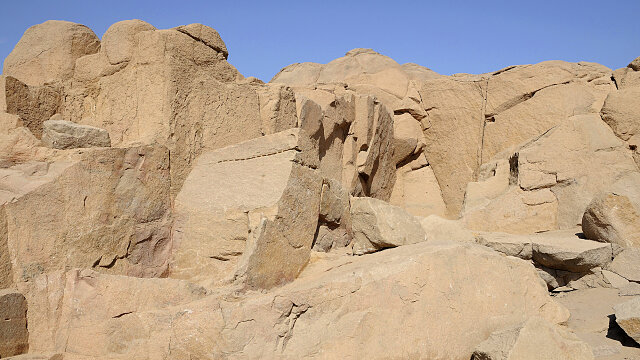 granite quarries aswan egypt