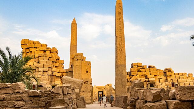 obelisks of queen hatshepsut and thutmose iii egypt 1